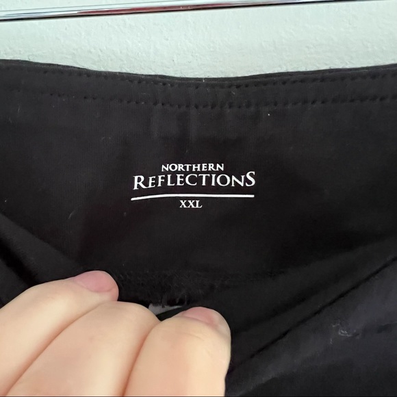 Northern Reflections Black Sweat Shorts Size XXL - Picture 2 of 7